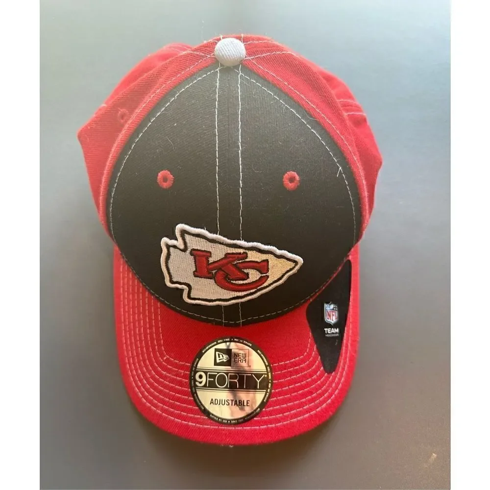 KANSAS CITY CHIEFS MENS BLACK CLASSIC 39THIRTY FLEX HAT
